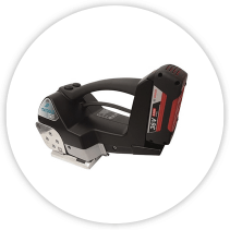 Strapping tool for polypropylene and polyester strap - Pneumatic